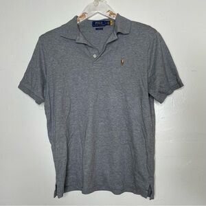 POLO RALPH LAUREN GRAY POLO COLLARED SHIRT SZ MENS SMALL